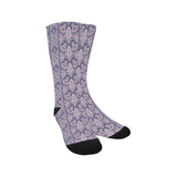 Indian Batik Style pattern Crew Socks