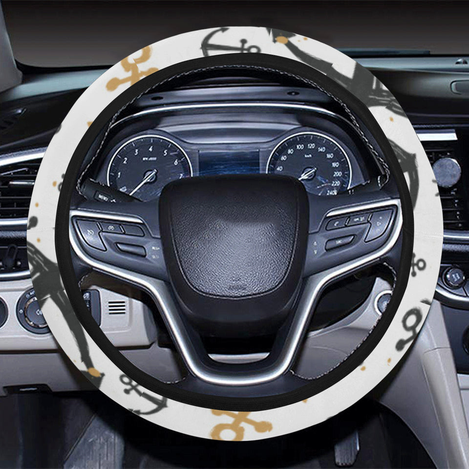 Anchors Rudders pattern Car Steering Wheel Cover