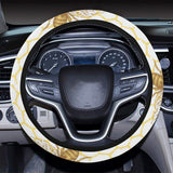 Bee honeycomb seamless design pattern Car Steering Wheel Cover