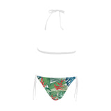 heliconia palm and monstera  leaves pattern Sexy Bikinis Two-Piece Swimsuits