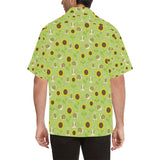 Snail Pattern Print Design 01 Men's All Over Print Hawaiian Shirt (Model T58)