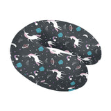 unicorn rainbows moon clound star pattern U-Shaped Travel Neck Pillow