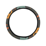 electric guitars pattern Car Steering Wheel Cover