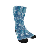 Shark hand drawn Crew Socks