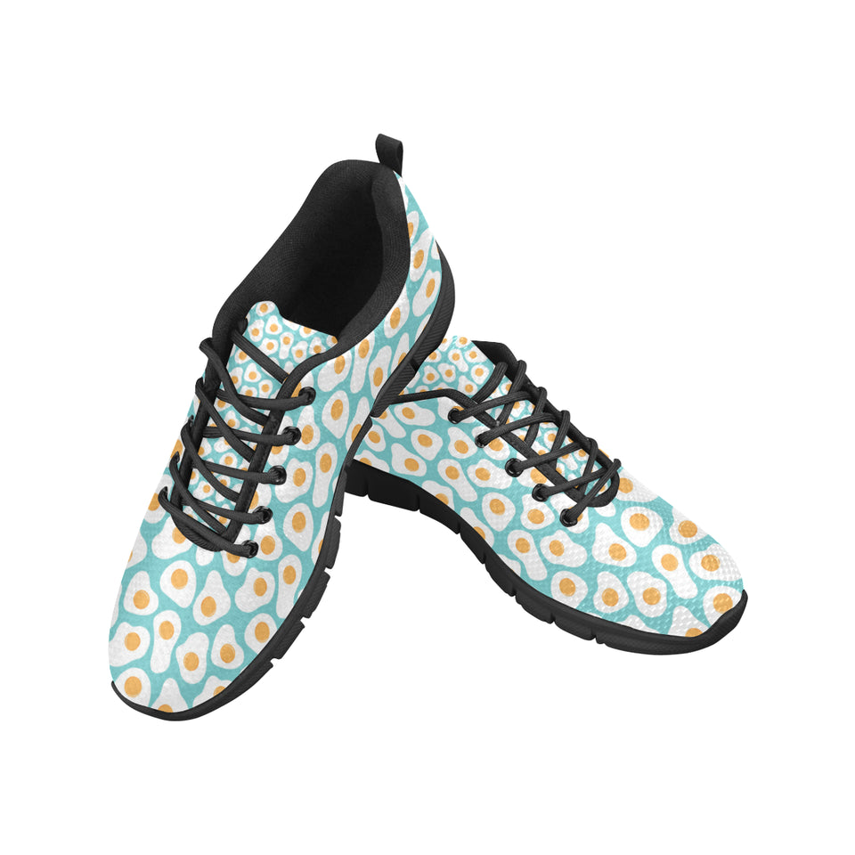 Fried Eggs Pattern Print Design 04 Women's Sneaker Shoes