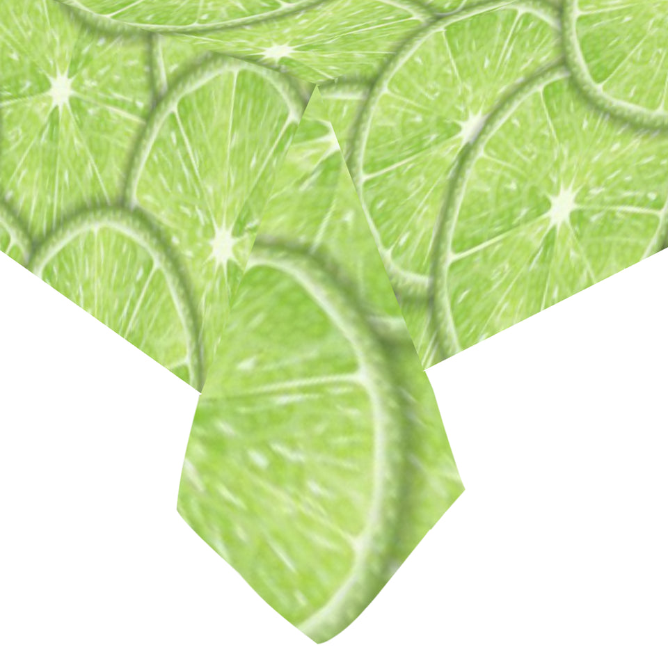 Slices of Lime pattern Tablecloth