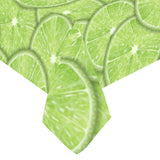 Slices of Lime pattern Tablecloth