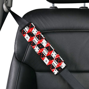 Dice Pattern Print Design 02 Car Seat Belt Cover