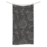 Pizza pattern Bath Towel