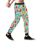 Colorful moon pattern Unisex Casual Sweatpants