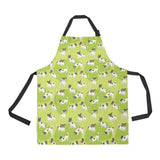 Jack Russel Pattern Print Design 01 All Over Print Adjustable Apron