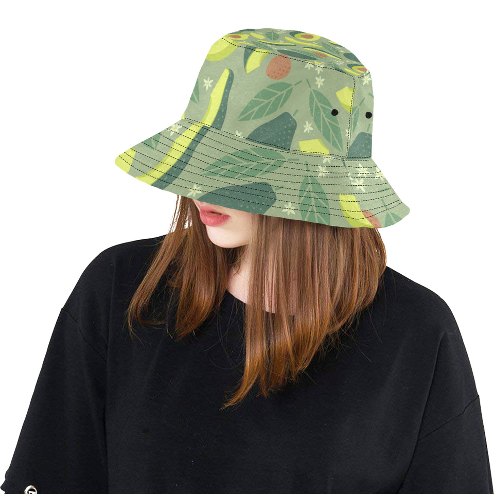 Avocado pattern Unisex Bucket Hat