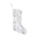 Hand painting Watercolor Lavender Christmas Stocking