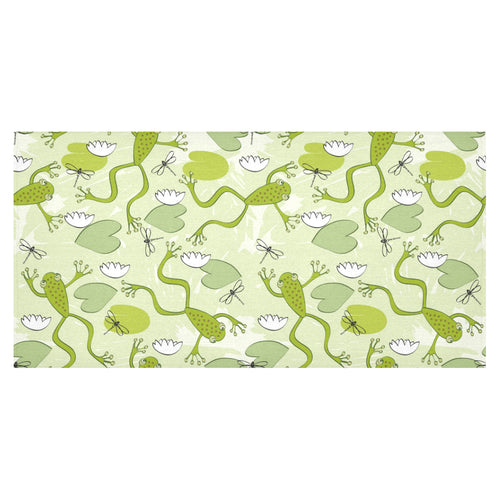 Cute frog dragonfly pattern Tablecloth