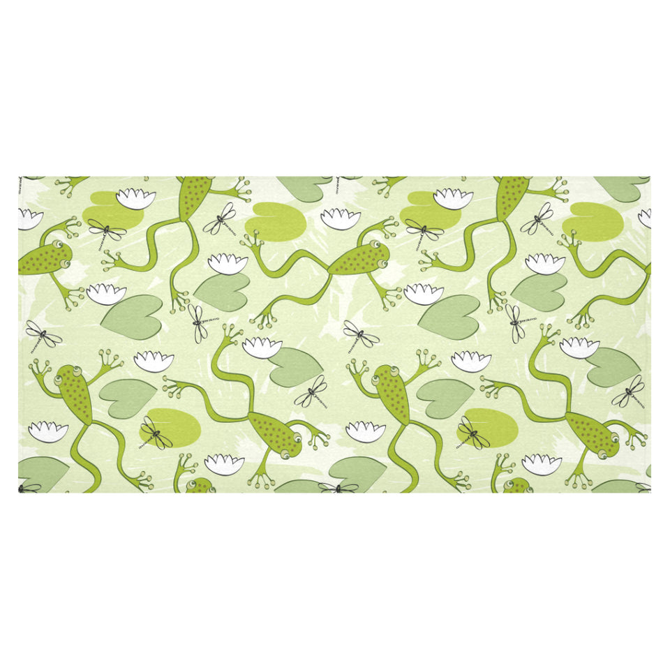 Cute frog dragonfly pattern Tablecloth