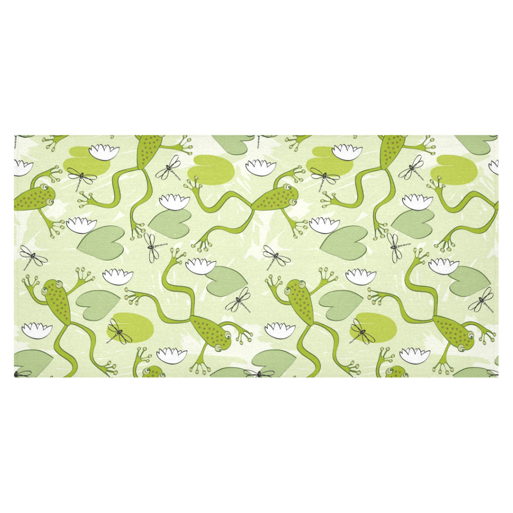 Cute frog dragonfly pattern Tablecloth