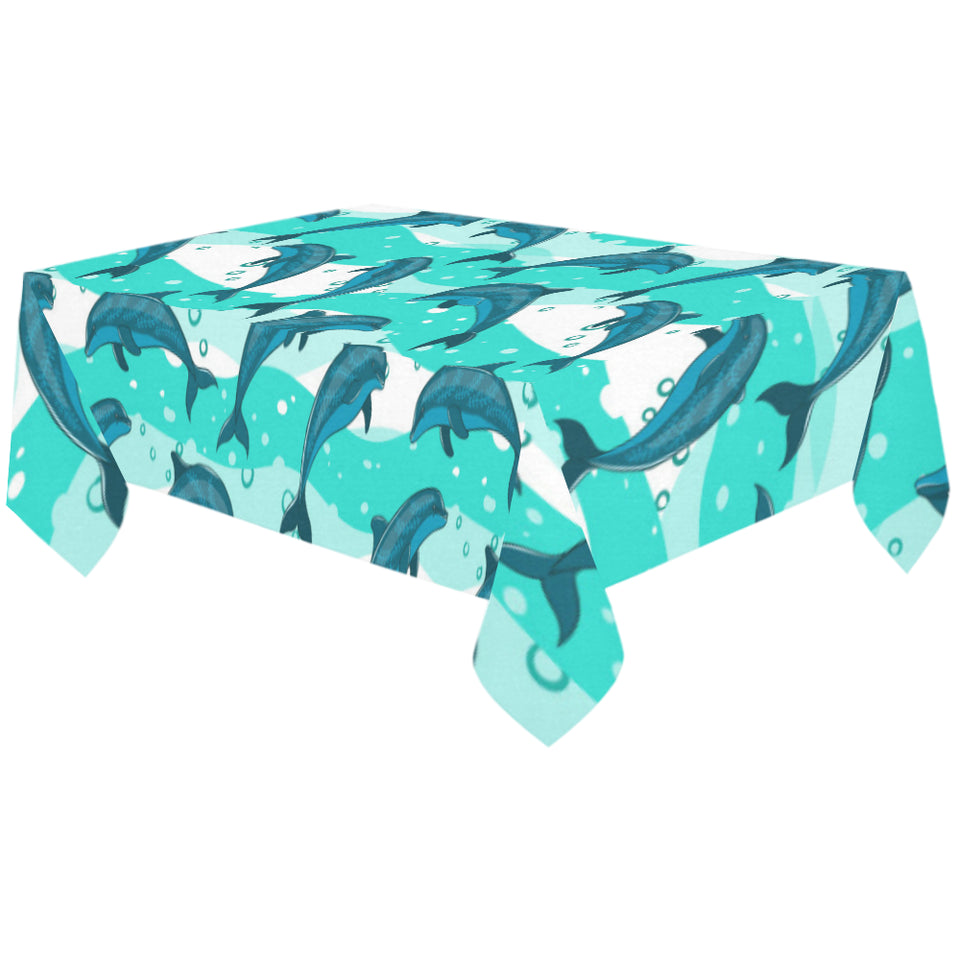 Dolphin sea pattern Tablecloth