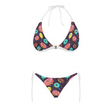 Colorful donut glaze pattern Sexy Bikinis Two-Piece Swimsuits