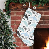 Cute dolphins Childish Style pattern Christmas Stocking