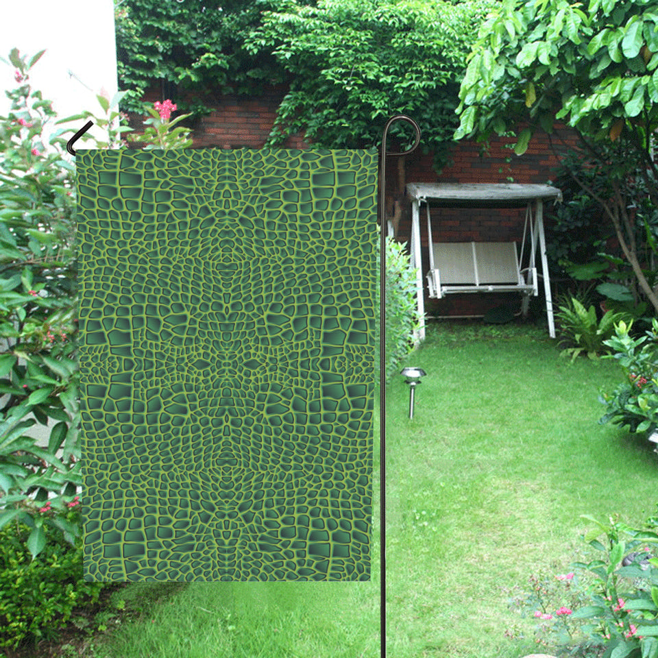 Crocodile Skin Printed House Flag Garden Flag