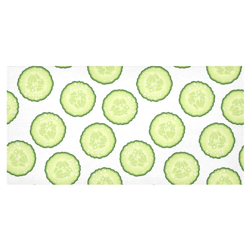Cucumber slices pattern Tablecloth