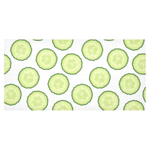 Cucumber slices pattern Tablecloth