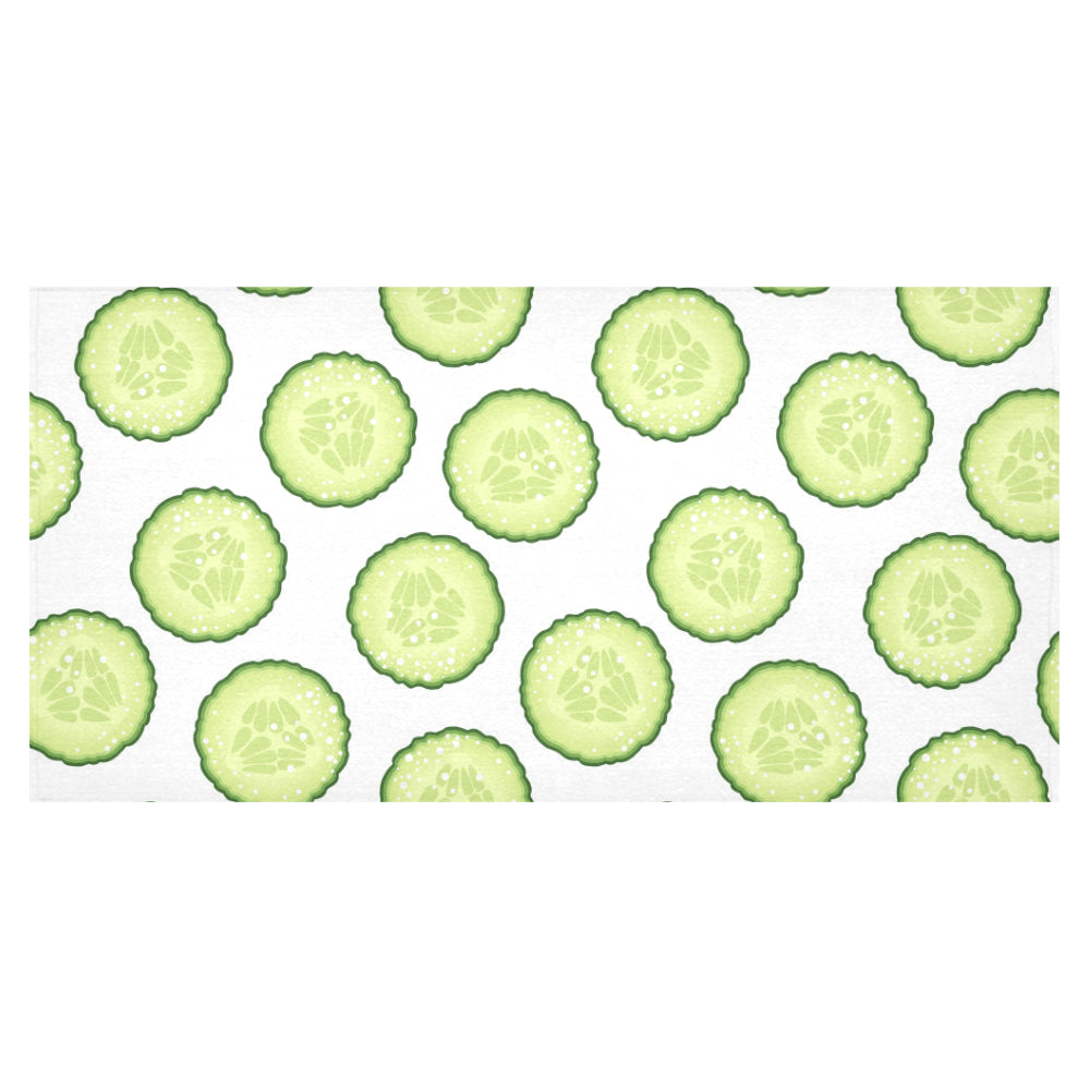 Cucumber slices pattern Tablecloth