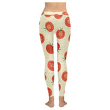 Tomato dot background Women's Legging Fulfilled In US