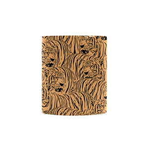 Bengal tigers pattern Classical White Mug (Fulfilled In US)