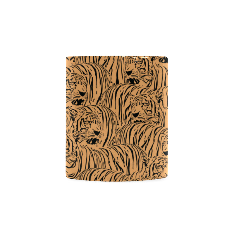 Bengal tigers pattern Classical White Mug (Fulfilled In US)