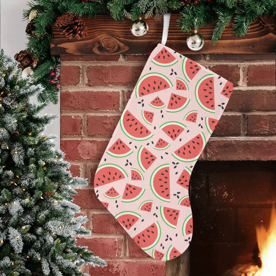 Watermelon pattern Christmas Stocking