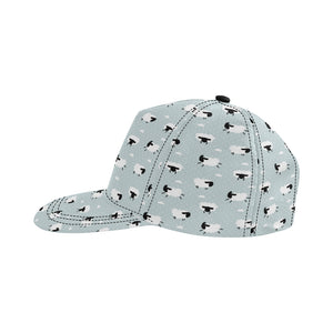 Sheep polka dot cloud pattern All Over Print Snapback Cap