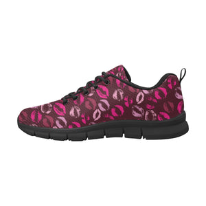 Lips Pattern Print Design 03 Women's Sneaker Shoes