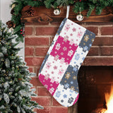 Teddy Bear Pattern Print Design 03 Christmas Stocking