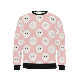 Cute sheep pattern Men's Crew Neck Sweatshirt