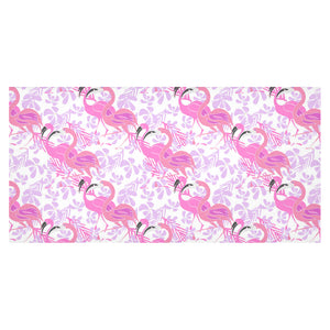 Pink flamingo flower pattern Tablecloth