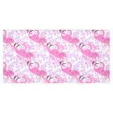 Pink flamingo flower pattern Tablecloth