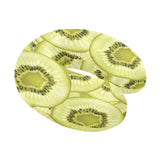 Sliced kiwi pattern U-Shaped Travel Neck Pillow