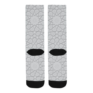 arabic star pattern Crew Socks