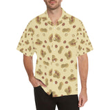 peanuts design pattern Men's All Over Print Hawaiian Shirt
