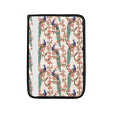 Peacock tropical flower pattern Car Seat Belt Cover