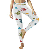 Colorful helicopter pattern Women's Legging Fulfilled In US