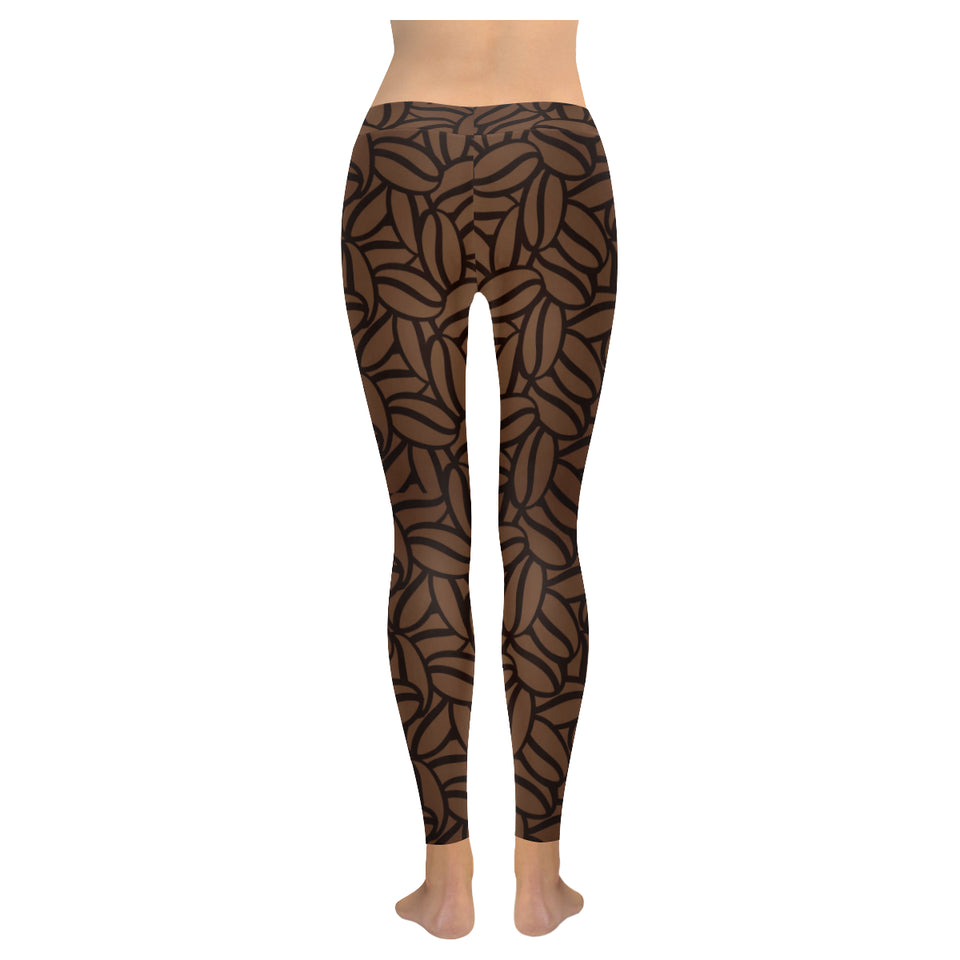 coffee bean pattern Women's Legging Fulfilled In US