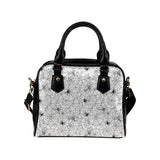Spider web cobweb pattern Shoulder Handbag