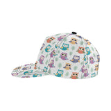 Cute owl pattern All Over Print Snapback Cap