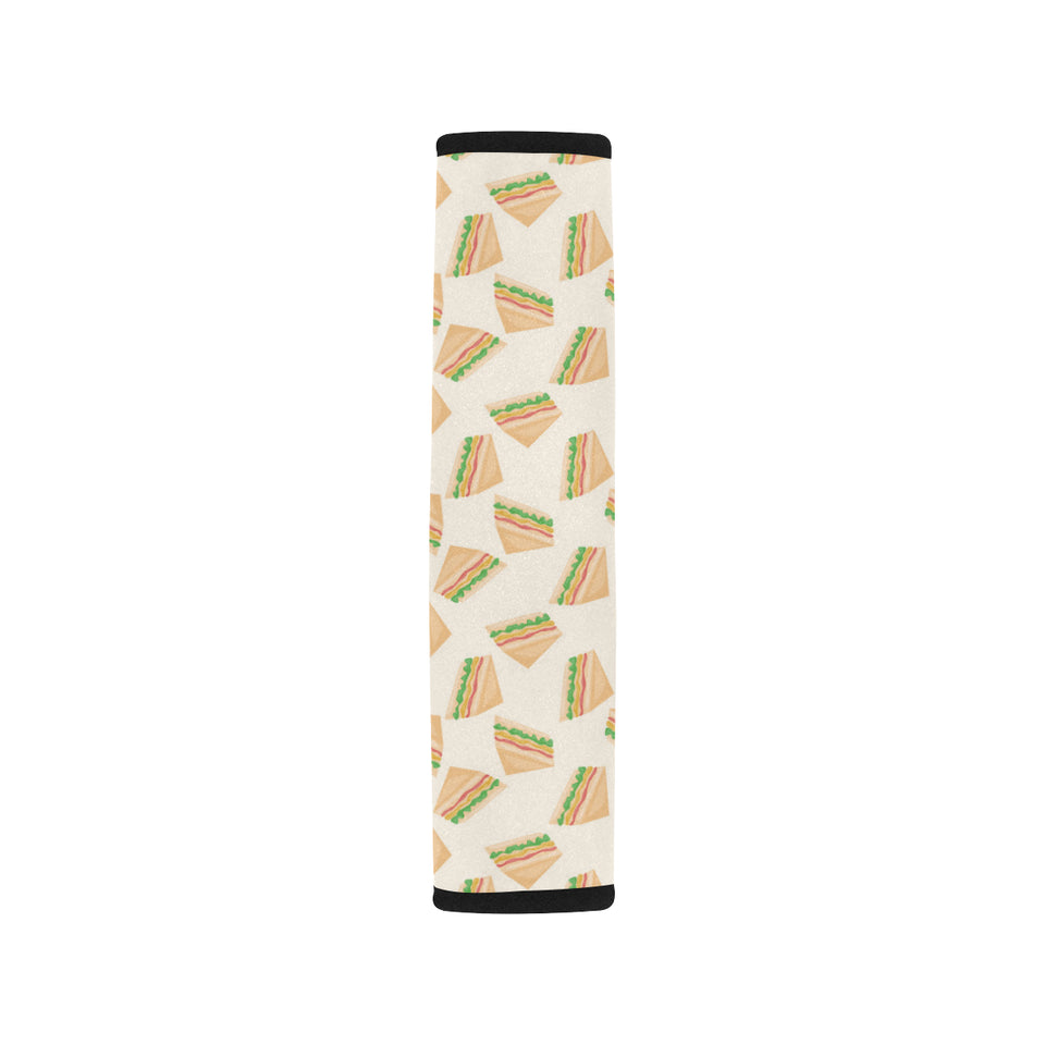 Sandwich Pattern Print Design 01 Car Seat Belt Cover