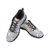 Math Pattern Print Design 04 Men's Breathable Sneakers ( Model 055)