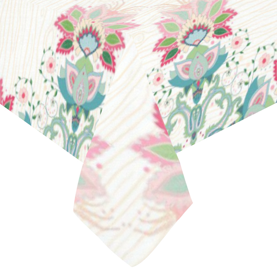 Square floral indian flower pattern Tablecloth