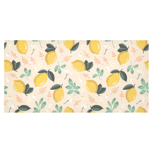 lemon flower leave pattern Tablecloth