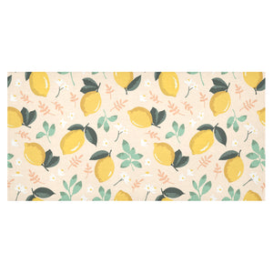 lemon flower leave pattern Tablecloth